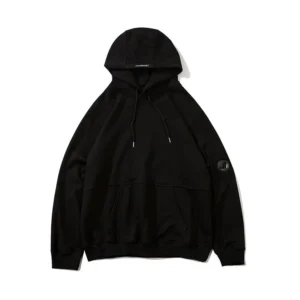 CP Company Black Hoodie: Street ready