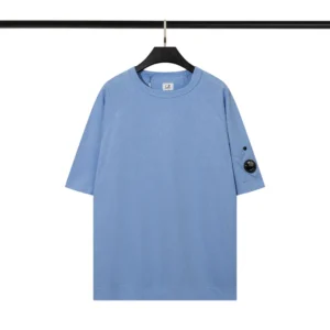 CP Company Light Blue Tee: Unique Sleeve