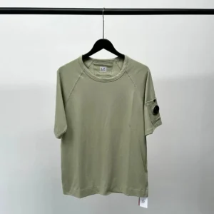 CP Company Olive Green T Shirt: Unique Arm