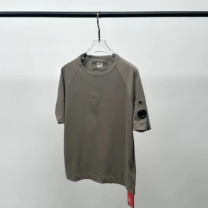 CP Company Arm Pocketed Olive T Shirt