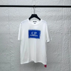 CP Company White Tee: Minimalist Design