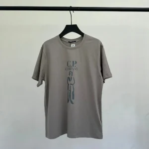 CP Company Light Gray Tee: Minimalist