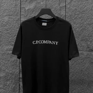 CP Company Black Tee: Minimalist