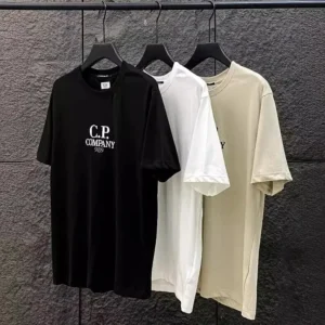 CP Company White T Shirt: Minimalist