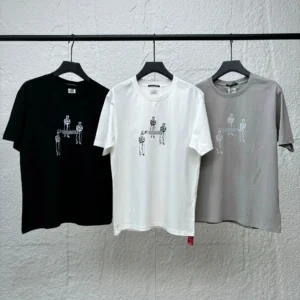 CP Company Sketch style White T Shirt