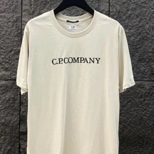 CP Company Beige T Shirt: Minimalist Street
