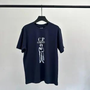 CP Company Navy Graphic T Shirt, Cool