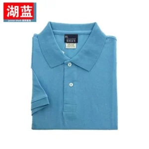 Junran Shark Light Blue Polo: Stylish