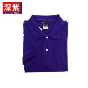 Junran Shark Deep Purple Polo: Stylish