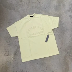 Fear of God Essentials Light Yellow Tee: A