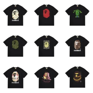 Bape Black Ape Head T shirts: Hip and Trendy
