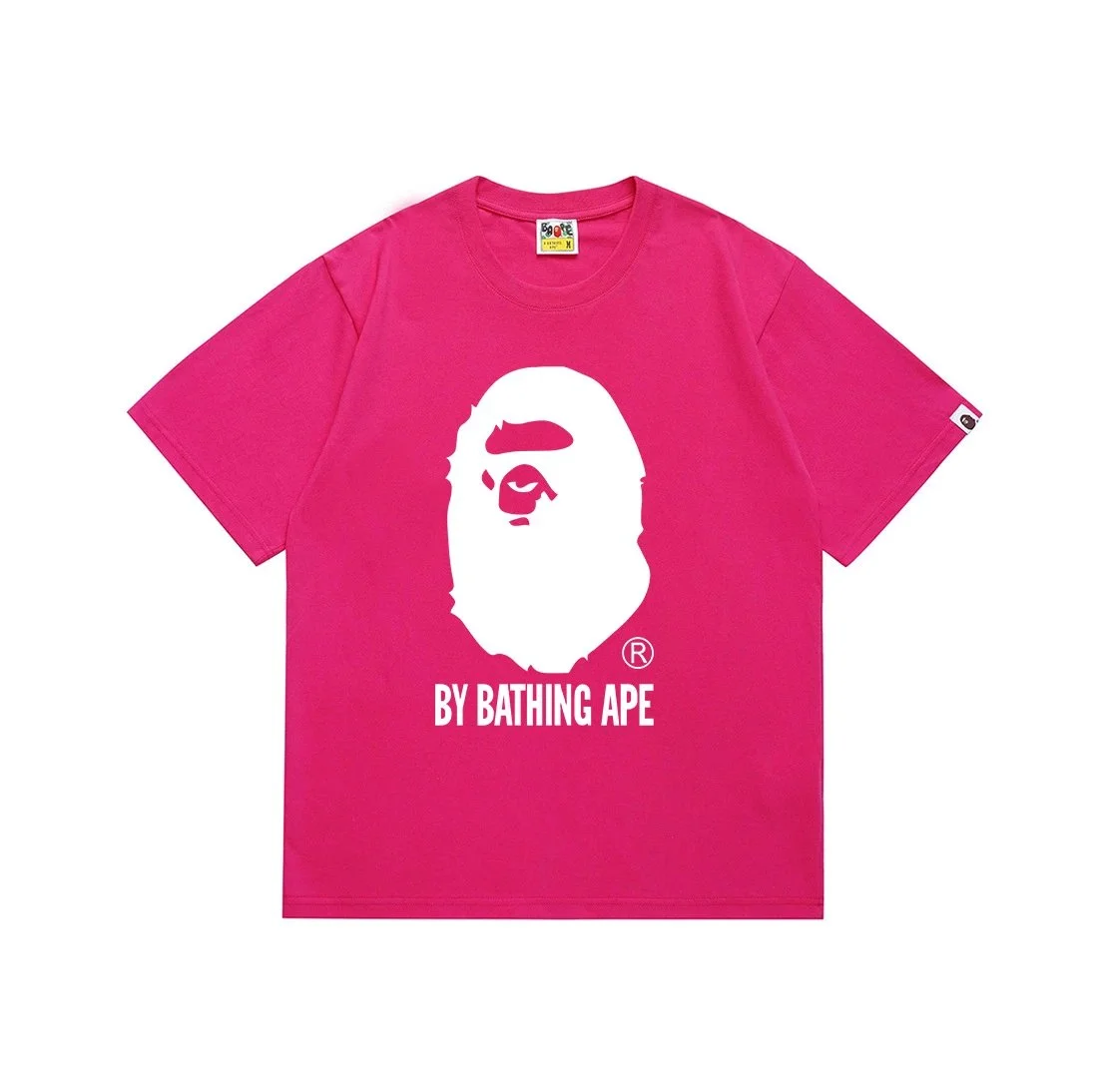 BATHING APE Pink Tee: Bold Streetwear