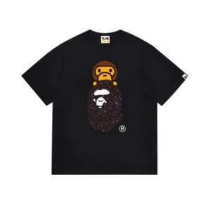 BAPE Black Ape Print T shirt, Urban Fashion