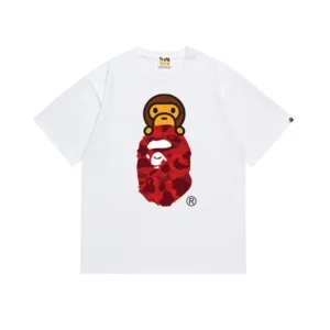 BAPE White Urban T Shirt: Iconic Ape Design
