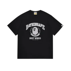 BATHING APE Busy Works Black Tee: Iconic