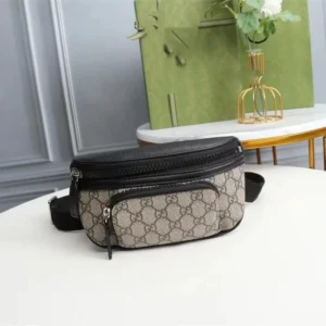 Gucci Beige Black Fanny Pack: Iconic Fashion