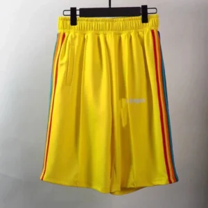 Palm Angels Yellow Fashion Shorts Vibrant