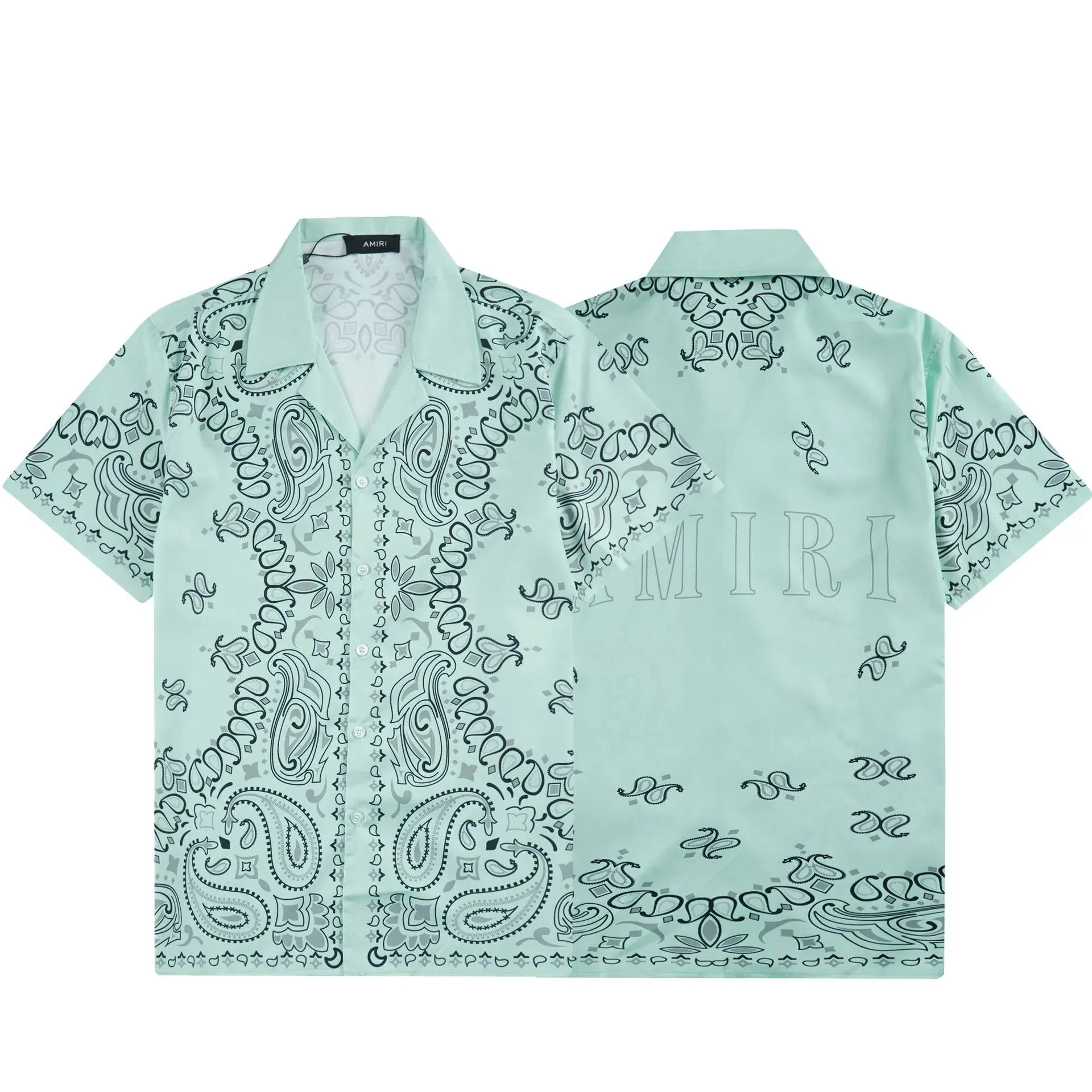 AMIRI Retro styled Mint Green Patterned