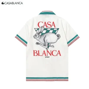 CASABLANCA Bunny Printed White Shirt