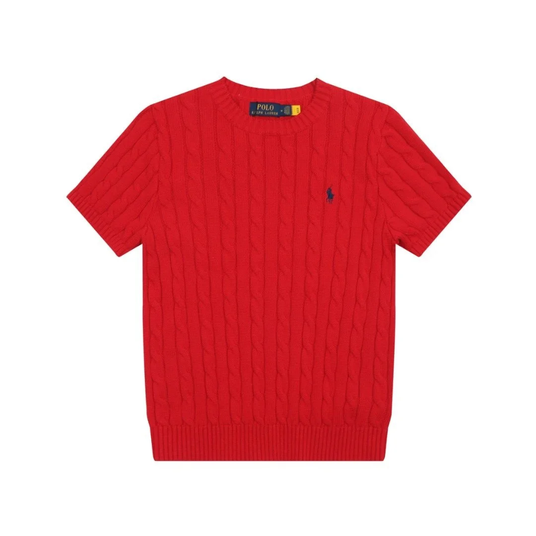 Polo Ralph Lauren Red Short Sleeved Knit