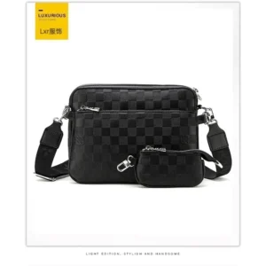 Lxr Black Cross body with Pouch: Urban