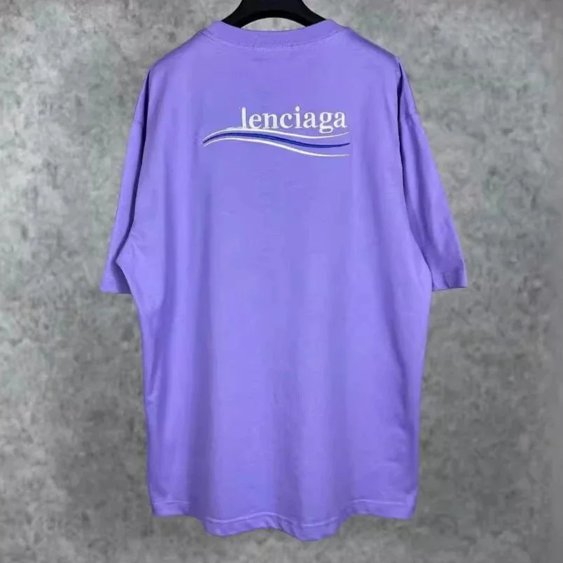 Balenciaga Lilac Tee: High End Fashion in a