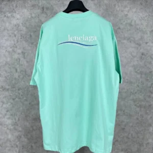 Balenciaga Mint Green Tee: Luxury with a