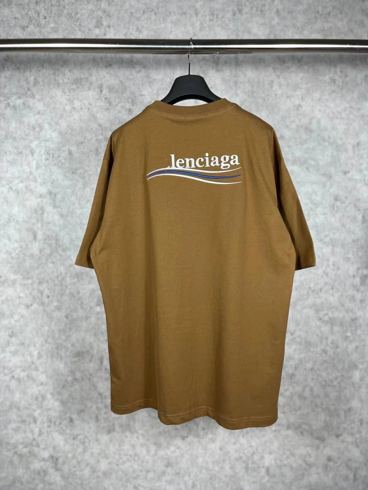 Balenciaga Brown Oversized T shirt: Comfort