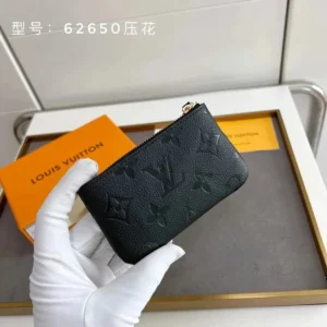 Louis Vuitton 62650 Black Wallet Exquisite