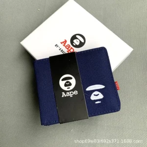 Aape Navy Wallet: Hip and Functional Fashion