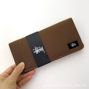 Stussy Brown Wallet: Urban Style & Practical