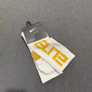 Nike Elite White Socks: Dri Fit for Active