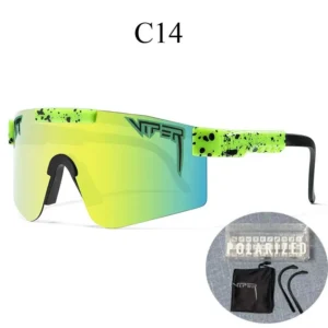 Viper C14 Neon Green Splat style Sports