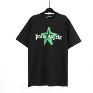 Palm Angels Black Graphic T shirt, Urban