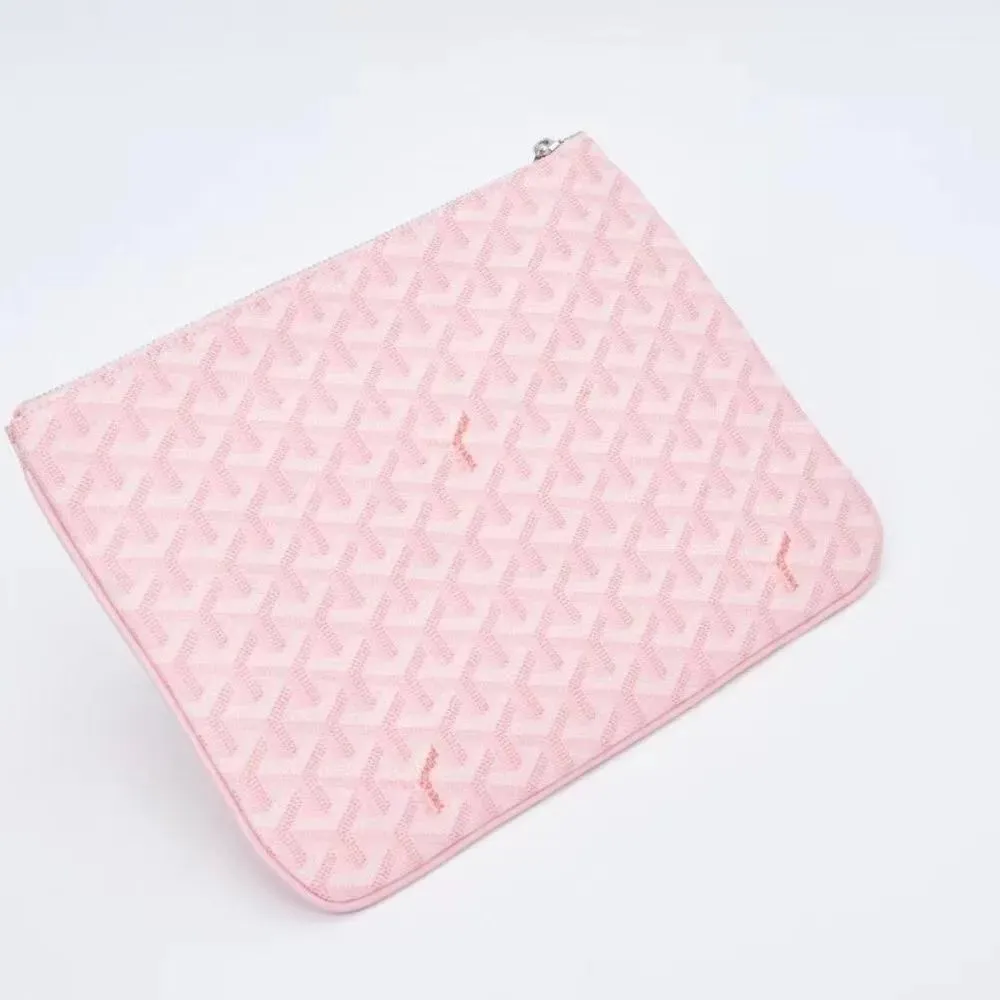 Goyard Pink Pouch: Stylish Carry all for