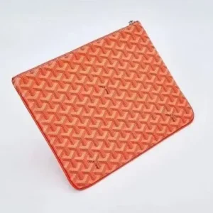 Goyard Orange Pouch: Stylish Essential for
