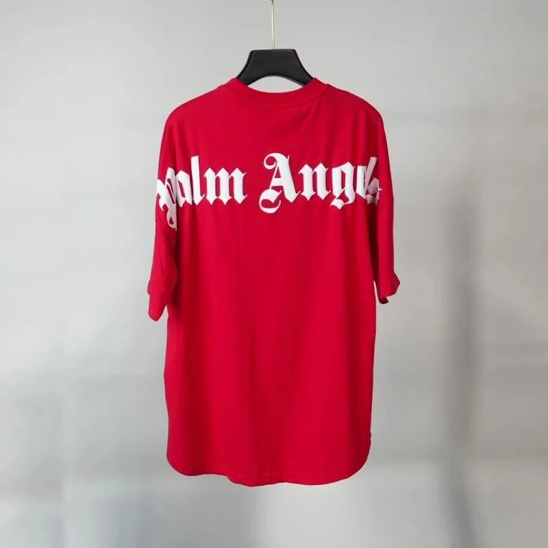 Palm Angels Red Tee: Urban Fashion