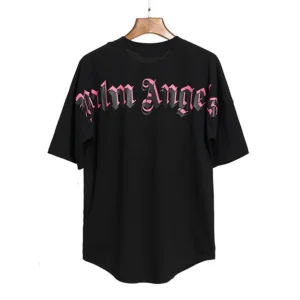 Palm Angels Black Tee: Bold Logo, Trendy