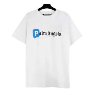 Palm Angels White T shirt: Trendy Street