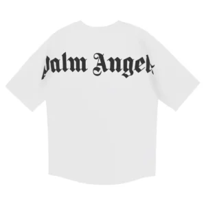 Palm Angels White T Shirt: Urban Edge for