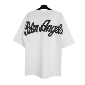 Palm Angels White T Shirt: Urban Cool for