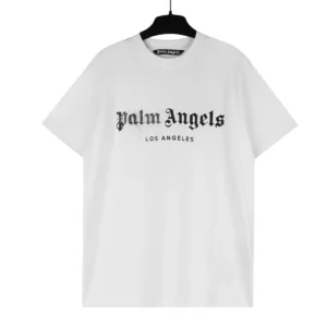 Palm Angels Los Angeles White T shirt, Cool