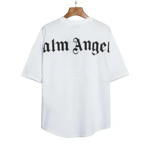 Palm Angels White T shirt: Gothic Inspired