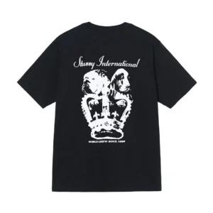 Stussy Black Graphic T Shirt: Iconic Urban
