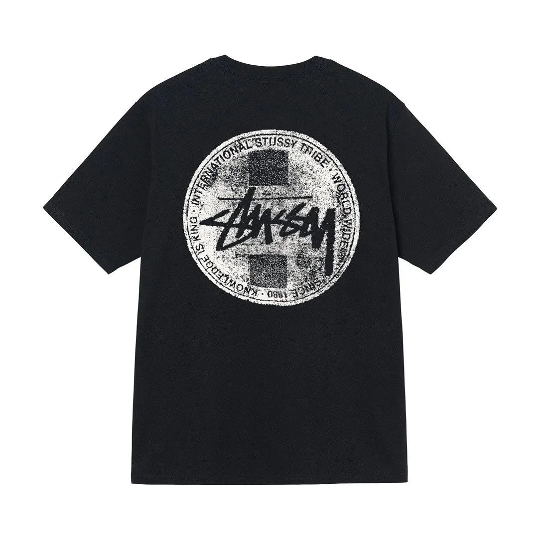 Stussy Black Graphic T Shirt: Urban Style