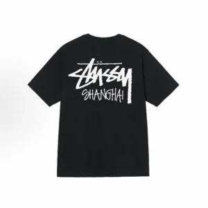 Stussy Shanghai Black Tee: Urban Fashion