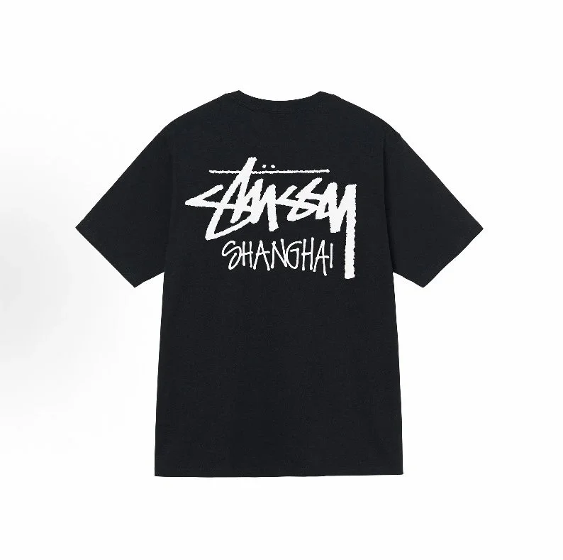 Stussy Shanghai Black Tee: Urban Fashion