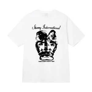 Stussy White T shirt: Street style with