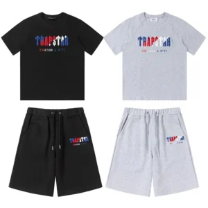 Trapstar Black T shirt and Shorts Set