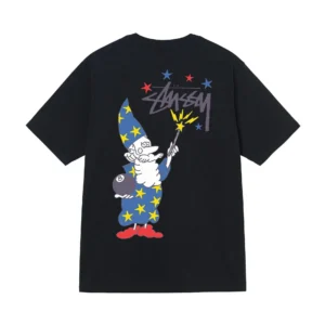 Stussy Magic themed Black T shirt